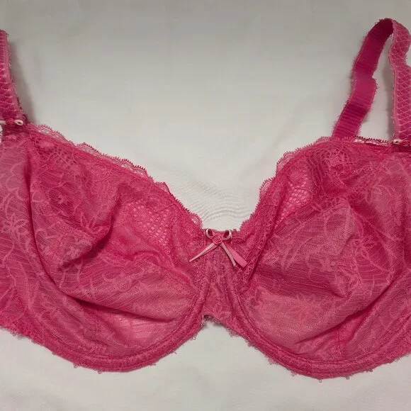 Freya 34G Jolie Pink Balconette Underwire Bra and Size M Panty Set - Picture 1 of 9